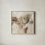 Merry Go Round Natural by Silvia Vassileva. Shown in a natural wood glass frame for a timeless modern aesthetic. Available as an archival giclee rolled canvas, fine art paper, or poster print. SKU 97969a.