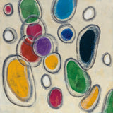 Mid Mod Circles by Silvia Vassileva. SKU 82626a. Archival Giclee Fine art print for wall decor.
