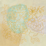Mid Mod Sophisticated Floral I by Silvia Vassileva. SKU 66082a. Archival Giclee Fine art print for wall decor.