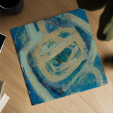 Mid Modern Tile II by Silvia Vassileva. Shown as a detailed flat fine art print, highlighting archival giclee quality. Available as an archival giclee rolled canvas, fine art paper, or poster print. SKU 66073a.