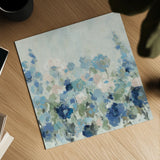 Midsummer Garden Cool by Silvia Vassileva. Shown as a detailed flat fine art print, highlighting archival giclee quality. Available as an archival giclee rolled canvas, fine art paper, or poster print. SKU 56954a.