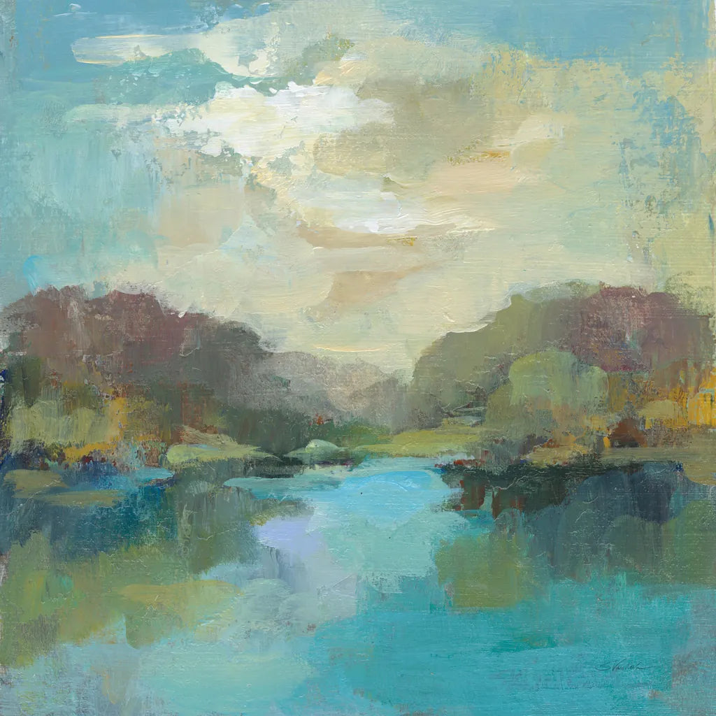 Mini Landscape by Silvia Vassileva. SKU 63979a. Archival Giclee Fine art print for wall decor.