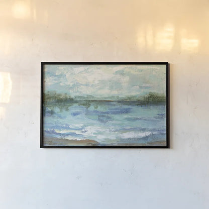 Mirrored Sky Crop by Silvia Vassileva. shown as a paper print in a black flame. Available as a archival giclee rolled canvas, fine art paper, or poster print. SKU 21616i.