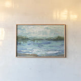 Mirrored Sky Crop by Silvia Vassileva. shown as a paper print in a natural frame. Available as a archival giclee rolled canvas, fine art paper, or poster print. SKU 21616i.