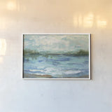 Mirrored Sky Crop by Silvia Vassileva. shown as a paper print in a white frame. Available as a archival giclee rolled canvas, fine art paper, or poster print. SKU 21616i.