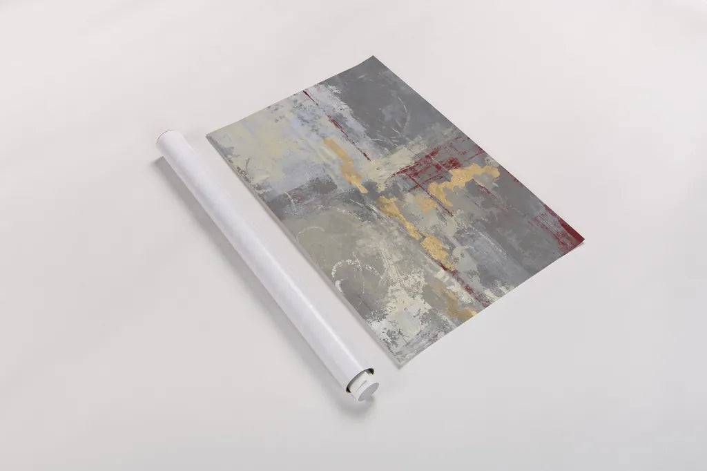 Missing You Red Crop by Silvia Vassileva. shown as a rolled paper print. Available as archival giclee rolled canvas, fine art paper, or poster print. SKU 55987i.