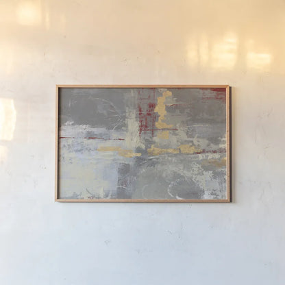 Missing You Red Crop by Silvia Vassileva. shown as a paper print in a natural frame. Available as a archival giclee rolled canvas, fine art paper, or poster print. SKU 55987i.