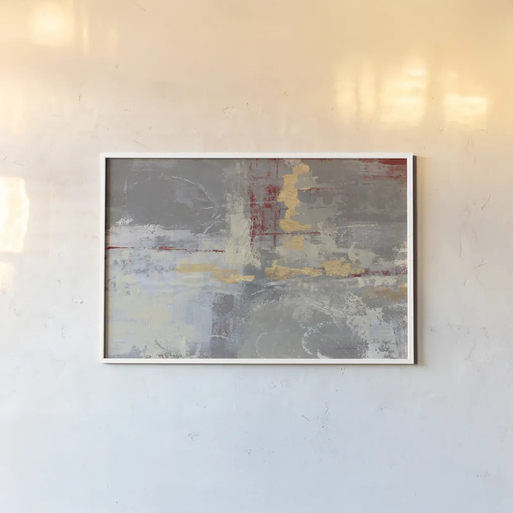 Missing You Red Crop by Silvia Vassileva. shown as a paper print in a white frame. Available as a archival giclee rolled canvas, fine art paper, or poster print. SKU 55987i.