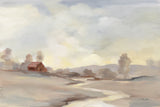 Monochromatic Farm View by Silvia Vassileva. SKU 77346i. Archival Giclee Fine art print for wall decor.