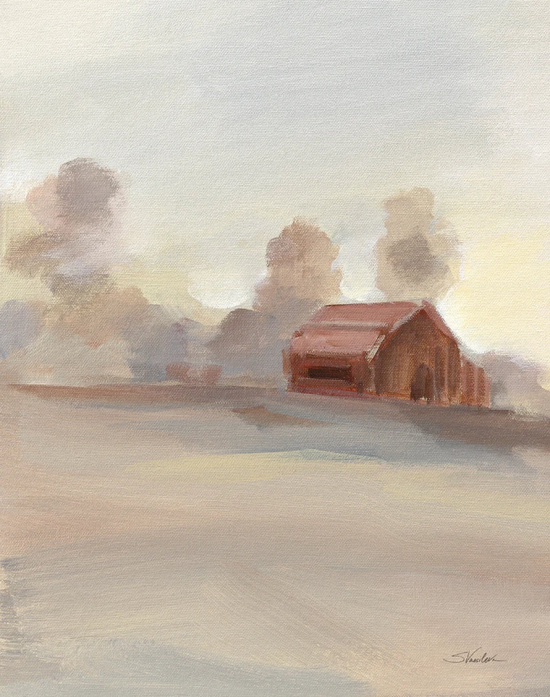 Monochromatic Farm View II by Silvia Vassileva