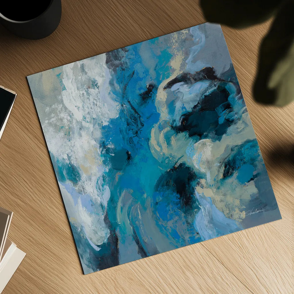 Monsoon by Silvia Vassileva. Shown as a detailed flat fine art print, highlighting archival giclee quality. Available as an archival giclee rolled canvas, fine art paper, or poster print. SKU 83094a.