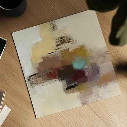 Morello Cherry Abstract II by Silvia Vassileva. Shown as a detailed flat fine art print, highlighting archival giclee quality. Available as an archival giclee rolled canvas, fine art paper, or poster print. SKU 63910a.