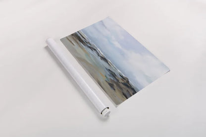 Morning Beach by Silvia Vassileva. shown as a rolled paper print. Available as archival giclee rolled canvas, fine art paper, or poster print. SKU 78732i.