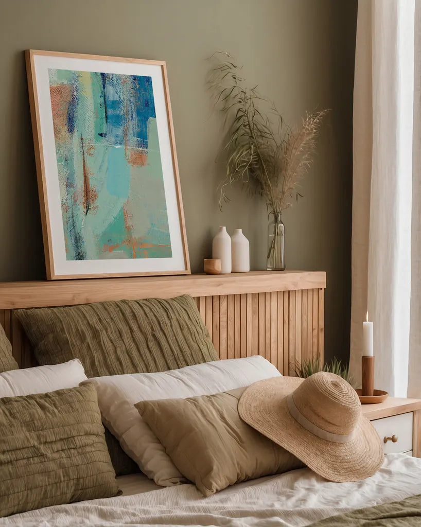 Morning Breeze IV by Silvia Vassileva. shown as a paper print in a natural frame. Available as a archival giclee rolled canvas, fine art paper, or poster print. SKU 30671h.