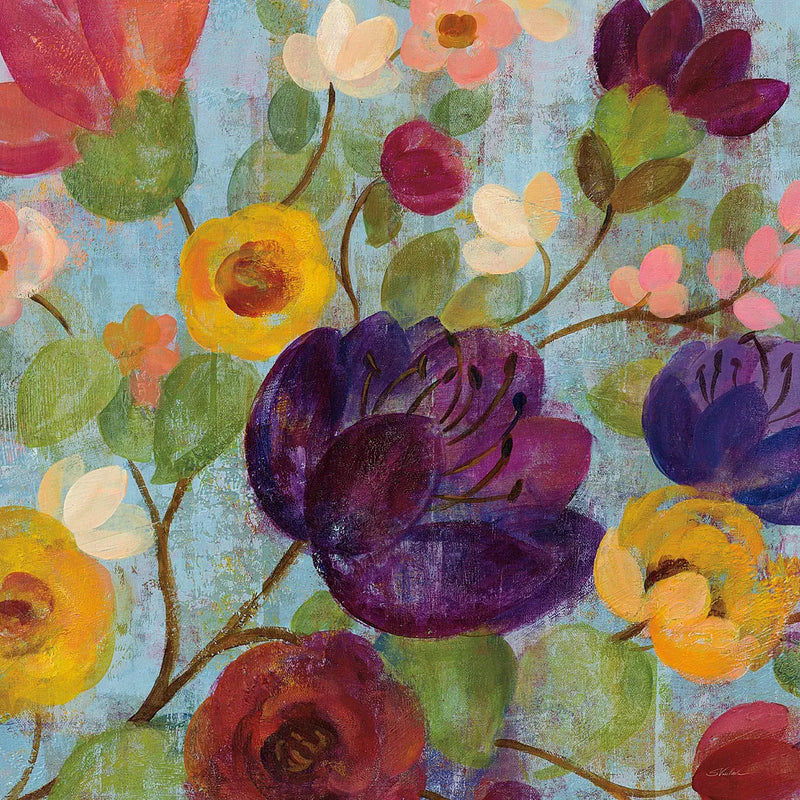 Morning Floral Crop by Silvia Vassileva. SKU 26755a. Archival Giclee Fine art print for wall decor.