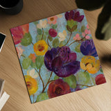 Morning Floral Crop by Silvia Vassileva. Shown as a detailed flat fine art print, highlighting archival giclee quality. Available as an archival giclee rolled canvas, fine art paper, or poster print. SKU 26755a.