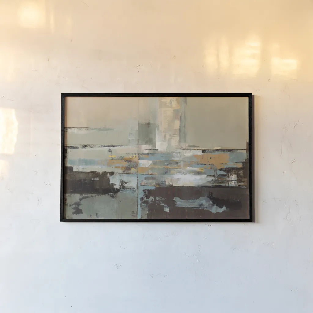 Morning Haze by Silvia Vassileva. shown as a paper print in a black flame. Available as a archival giclee rolled canvas, fine art paper, or poster print. SKU 4132i.