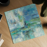 Morning Port by Silvia Vassileva. Shown as a detailed flat fine art print, highlighting archival giclee quality. Available as an archival giclee rolled canvas, fine art paper, or poster print. SKU 21909a.