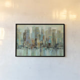 Morning Reflections by Silvia Vassileva. shown as a paper print in a black flame. Available as a archival giclee rolled canvas, fine art paper, or poster print. SKU 23837i.