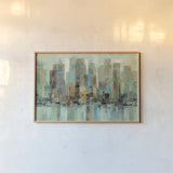 Morning Reflections by Silvia Vassileva. shown as a paper print in a natural frame. Available as a archival giclee rolled canvas, fine art paper, or poster print. SKU 23837i.