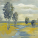 Mustard Yellow Fields by Silvia Vassileva. SKU 74913a. Archival Giclee Fine art print for wall decor.