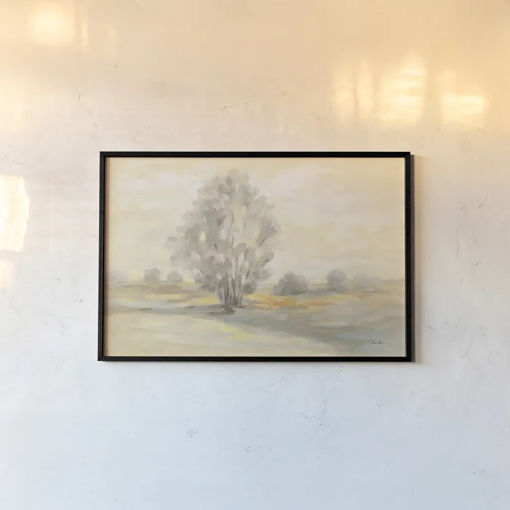 Muted Light by Silvia Vassileva. shown as a paper print in a black flame. Available as a archival giclee rolled canvas, fine art paper, or poster print. SKU 77100i.