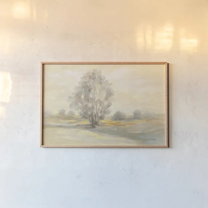 Muted Light by Silvia Vassileva. shown as a paper print in a natural frame. Available as a archival giclee rolled canvas, fine art paper, or poster print. SKU 77100i.