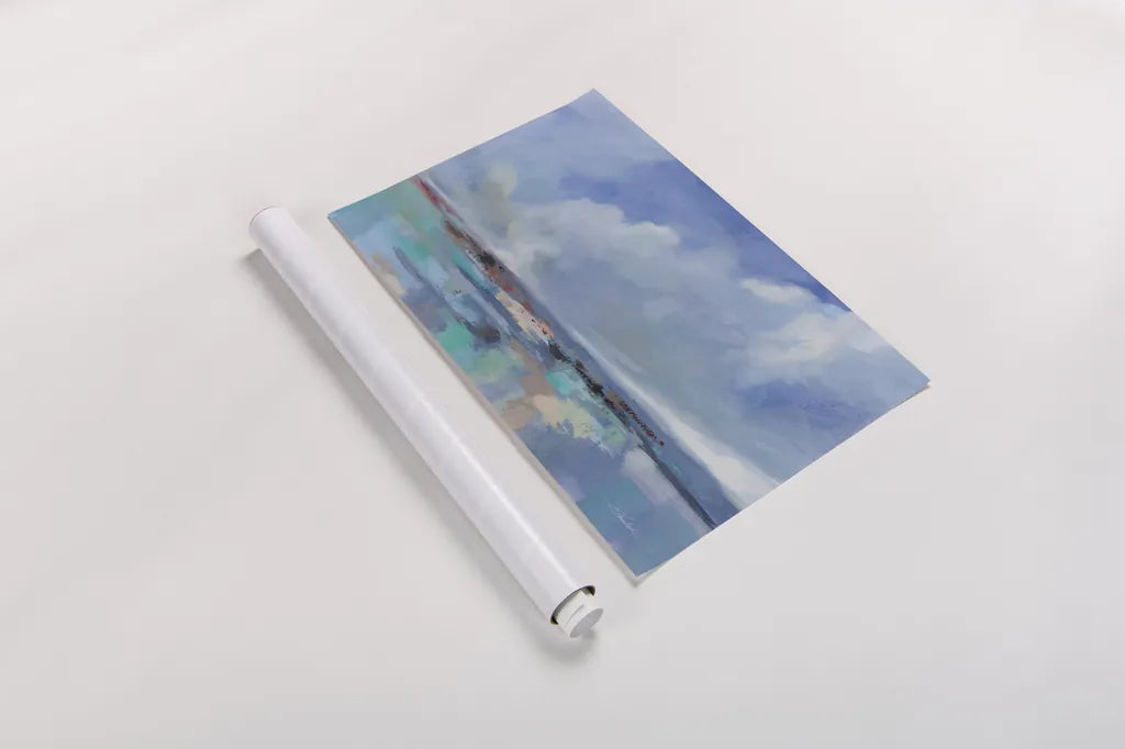 Nantucket Light by Silvia Vassileva. shown as a rolled paper print. Available as archival giclee rolled canvas, fine art paper, or poster print. SKU 95129i.