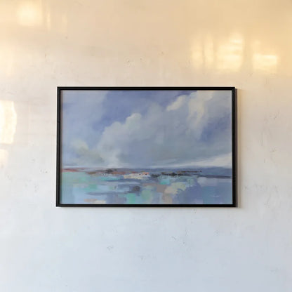 Nantucket Light by Silvia Vassileva. shown as a paper print in a black flame. Available as a archival giclee rolled canvas, fine art paper, or poster print. SKU 95129i.