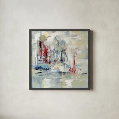 Nautical Mood by Silvia Vassileva. Shown in a sleek black glass frame for a contemporary gallery look. Available as an archival giclee rolled canvas, fine art paper, or poster print. SKU 21618a.