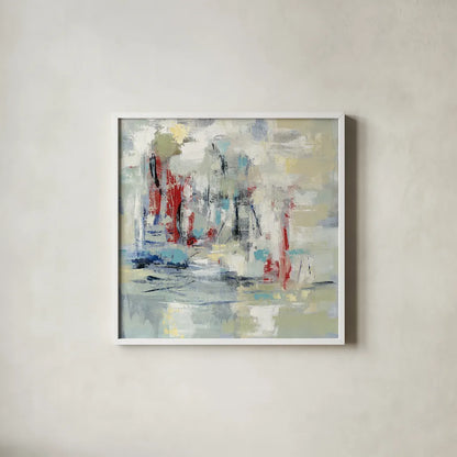 Nautical Mood by Silvia Vassileva. Shown in a crisp white glass frame for a clean and minimalist style. Available as an archival giclee rolled canvas, fine art paper, or poster print. SKU 21618a.