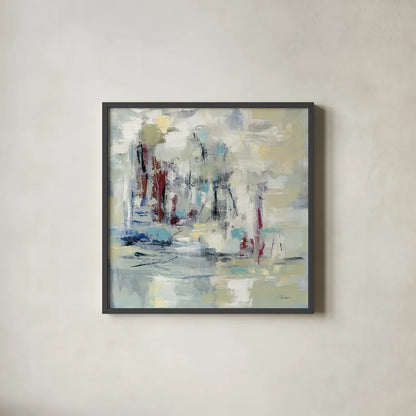 Nautical Mood Spice by Silvia Vassileva. Shown in a sleek black glass frame for a contemporary gallery look. Available as an archival giclee rolled canvas, fine art paper, or poster print. SKU 40430a.