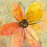 Neon Floral II by Silvia Vassileva. SKU 28855a. Archival Giclee Fine art print for wall decor.