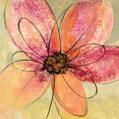 Neon Floral III by Silvia Vassileva. SKU 28856a. Archival Giclee Fine art print for wall decor.