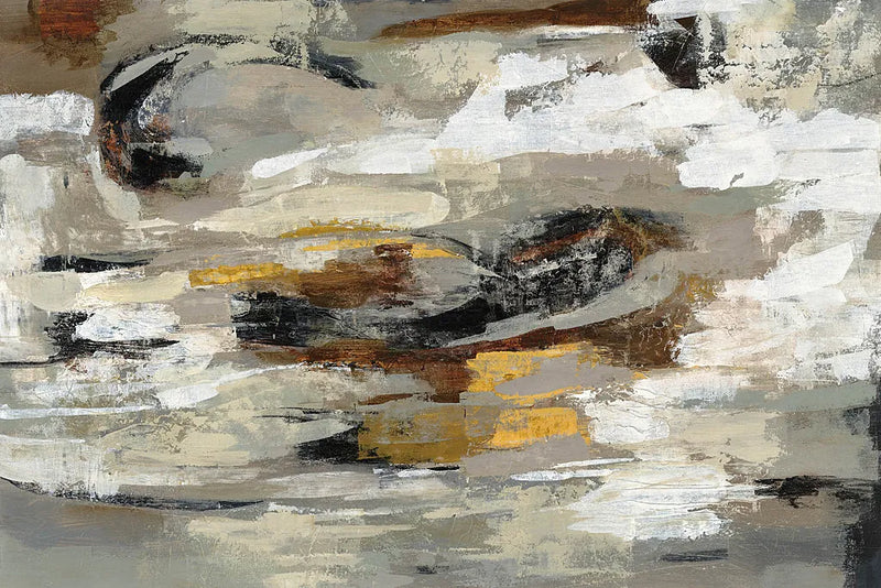 Neutral Abstract Gray by Silvia Vassileva. SKU 28464i. Archival Giclee Fine art print for wall decor.