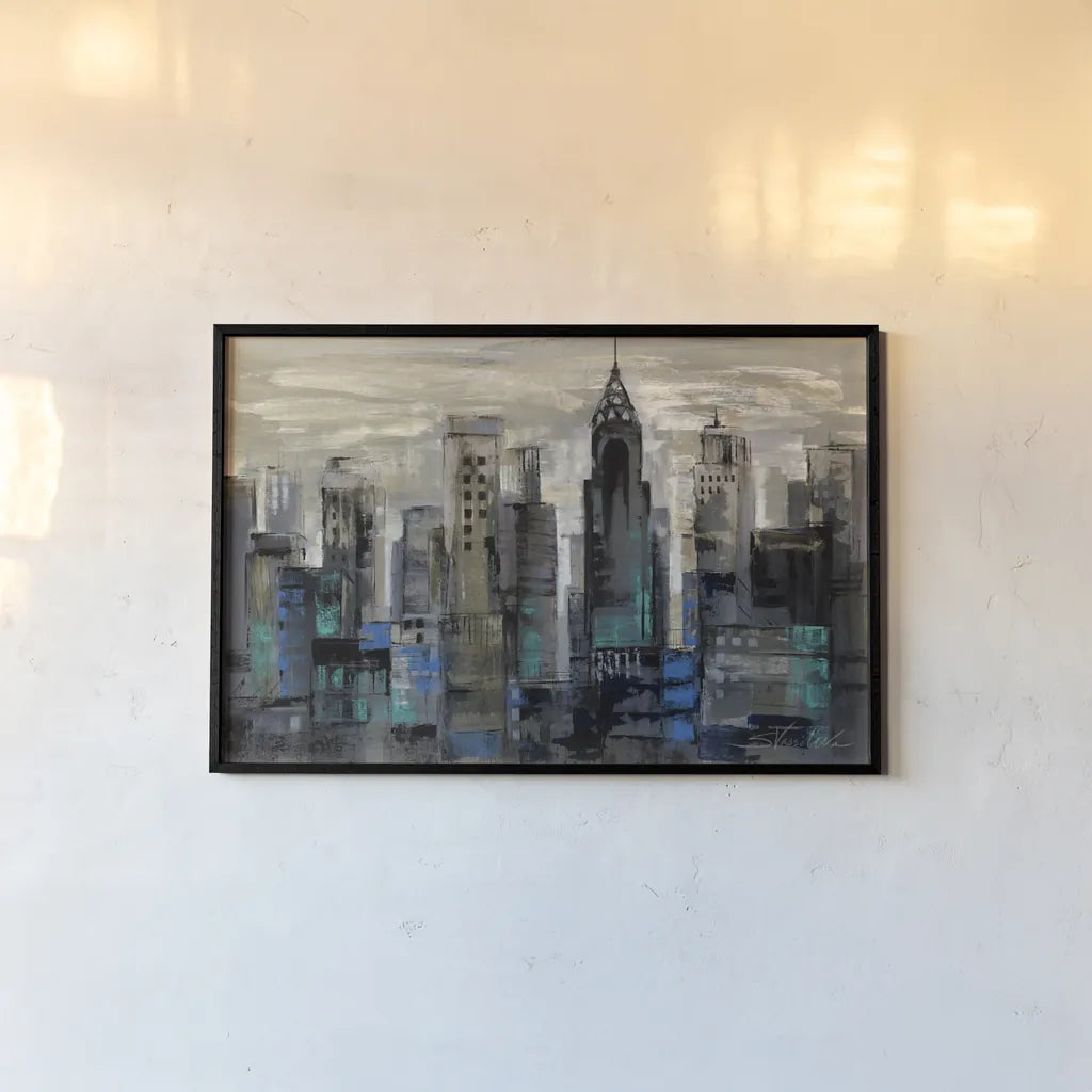 New York Moment by Silvia Vassileva. shown as a paper print in a black flame. Available as a archival giclee rolled canvas, fine art paper, or poster print. SKU 6231i.