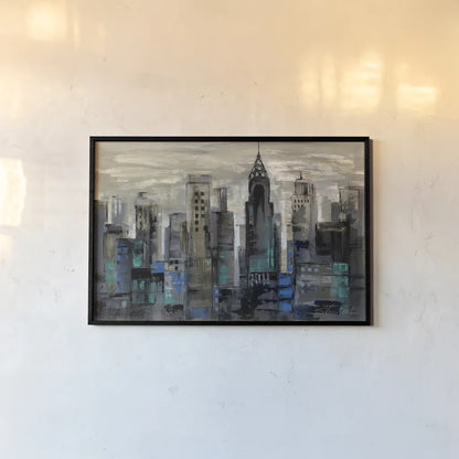 New York Moment by Silvia Vassileva. shown as a paper print in a black flame. Available as a archival giclee rolled canvas, fine art paper, or poster print. SKU 6231i.