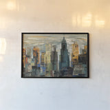 New York Moment v2 by Silvia Vassileva. shown as a paper print in a black flame. Available as a archival giclee rolled canvas, fine art paper, or poster print. SKU 99883i.