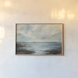 Northern Lagoon by Silvia Vassileva. shown as a paper print in a natural frame. Available as a archival giclee rolled canvas, fine art paper, or poster print. SKU 61070i.