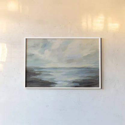 Northern Lagoon by Silvia Vassileva. shown as a paper print in a white frame. Available as a archival giclee rolled canvas, fine art paper, or poster print. SKU 61070i.