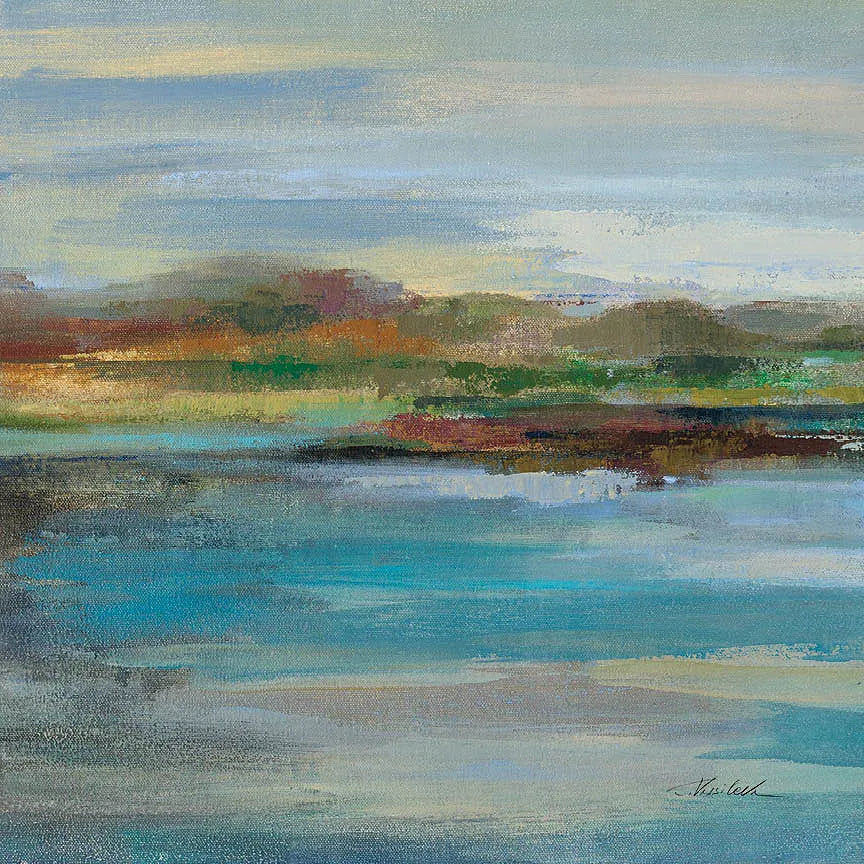 Northern Shore Square I by Silvia Vassileva. SKU 13166a. Archival Giclee Fine art print for wall decor.