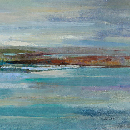 Northern Shore Square II by Silvia Vassileva. SKU 13167a. Archival Giclee Fine art print for wall decor.