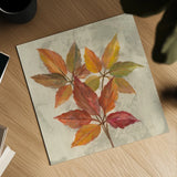 November Leaves I by Silvia Vassileva. Shown as a detailed flat fine art print, highlighting archival giclee quality. Available as an archival giclee rolled canvas, fine art paper, or poster print. SKU 48843a.