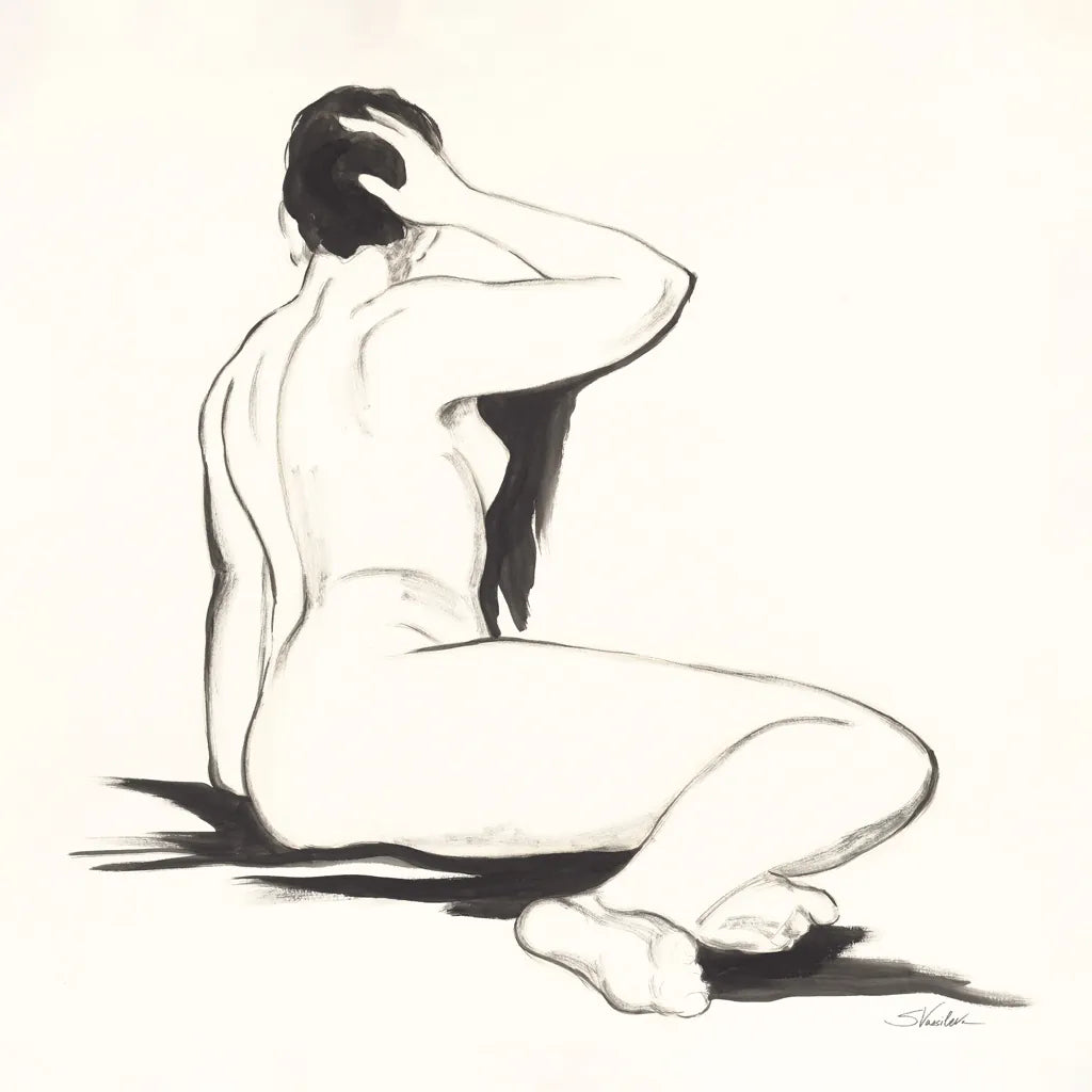 Nude III by Silvia Vassileva. SKU 86868a. Archival Giclee Fine art print for wall decor.