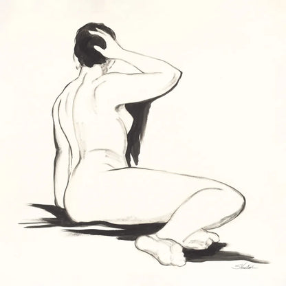 Nude III by Silvia Vassileva. SKU 86868a. Archival Giclee Fine art print for wall decor.