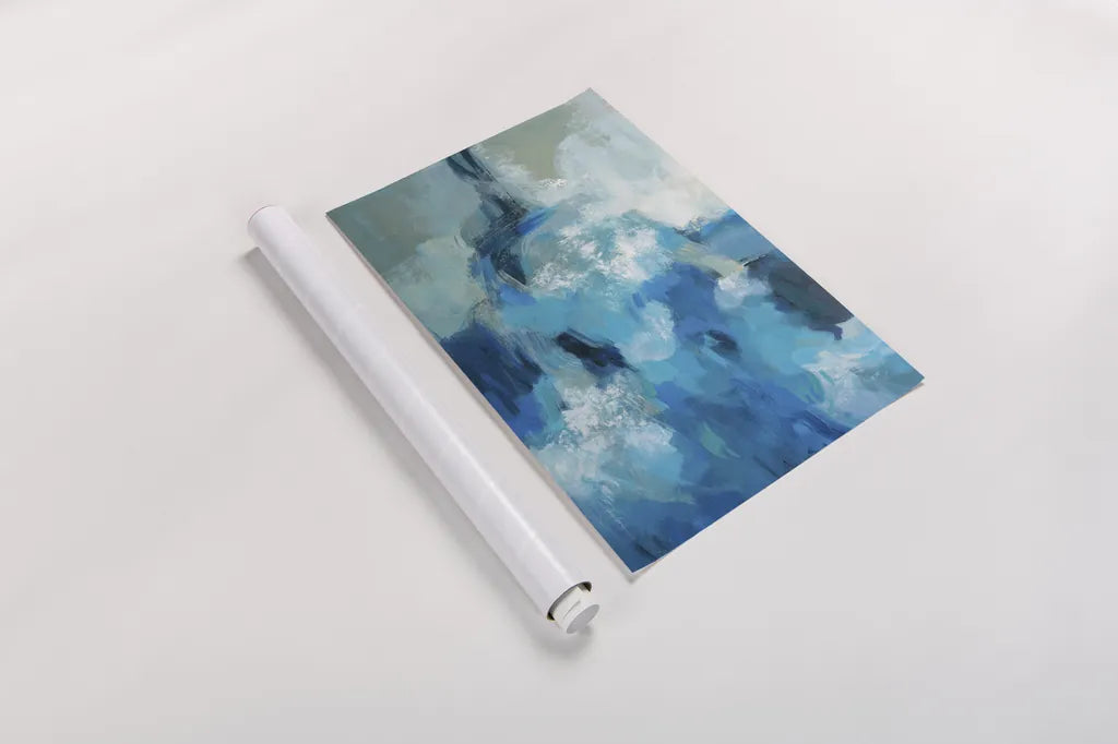 Ocean Storm Crop by Silvia Vassileva. shown as a rolled paper print. Available as archival giclee rolled canvas, fine art paper, or poster print. SKU 79881i.