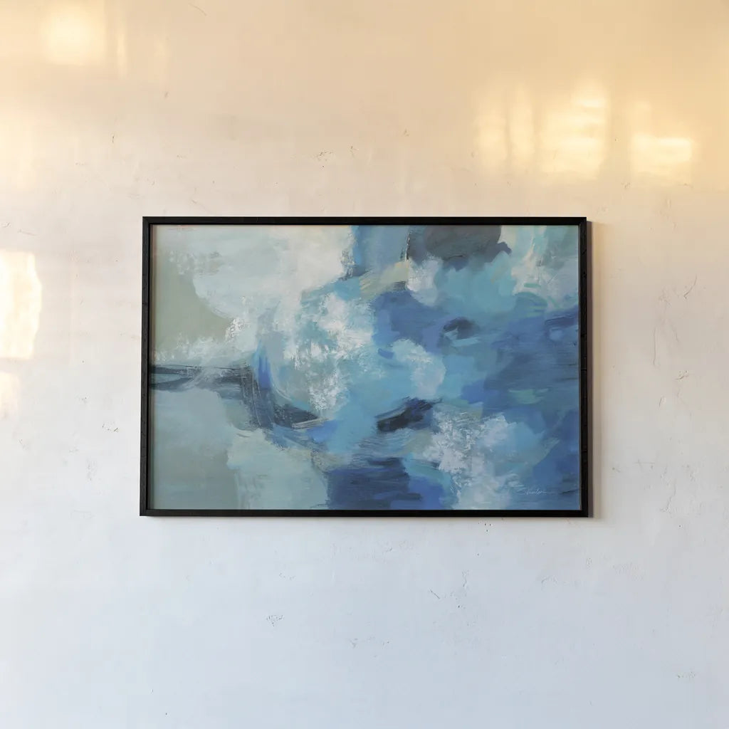 Ocean Storm Crop by Silvia Vassileva. shown as a paper print in a black flame. Available as a archival giclee rolled canvas, fine art paper, or poster print. SKU 79881i.