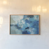 Ocean Storm Crop by Silvia Vassileva. shown as a paper print in a natural frame. Available as a archival giclee rolled canvas, fine art paper, or poster print. SKU 79881i.