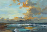 Oceanside Sunset by Silvia Vassileva. SKU 73904i. Archival Giclee Fine art print for wall decor.