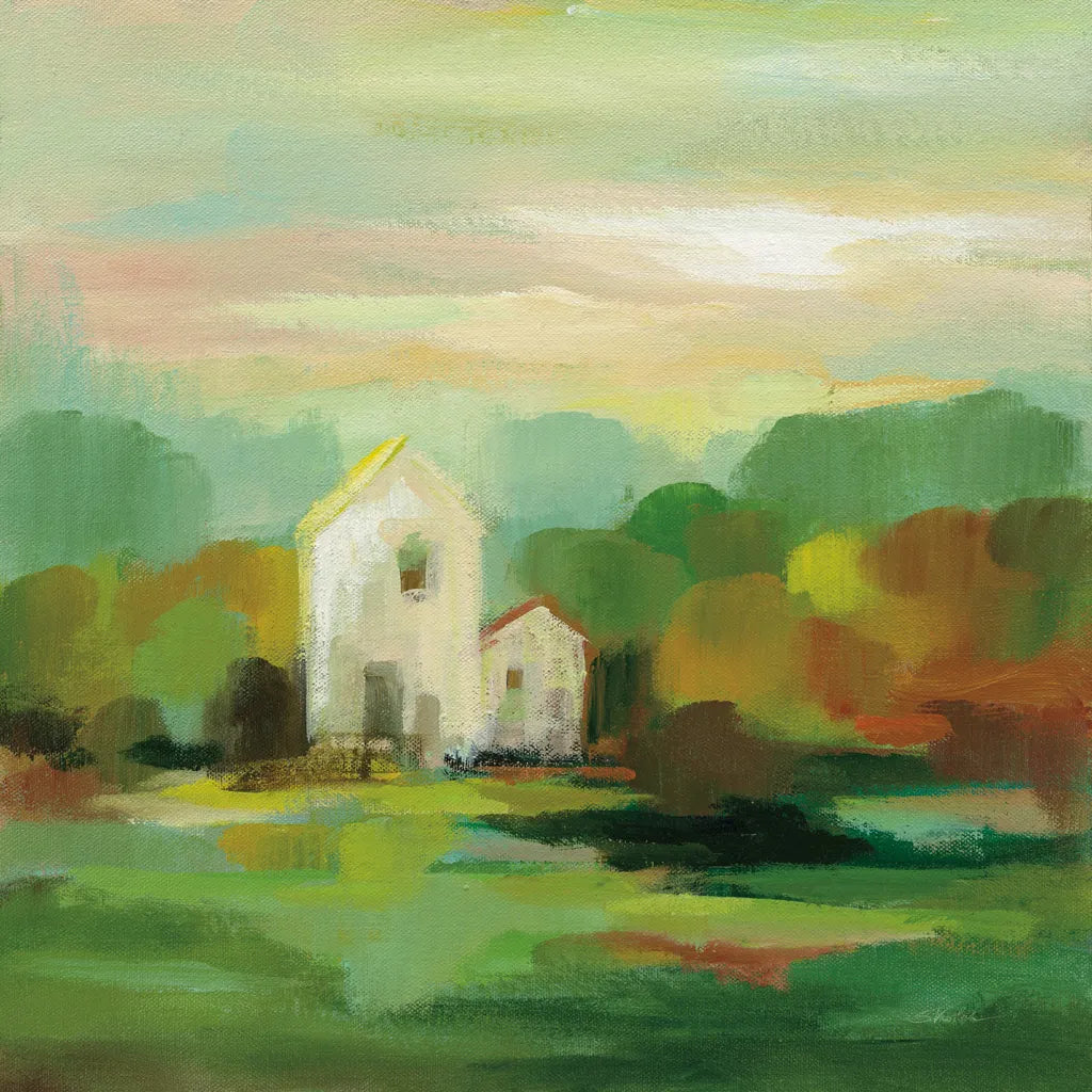 October Farm I by Silvia Vassileva. SKU 36379a. Archival Giclee Fine art print for wall decor.